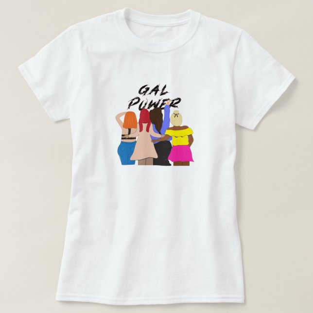 Girl Power T Shirt (Design framsida)