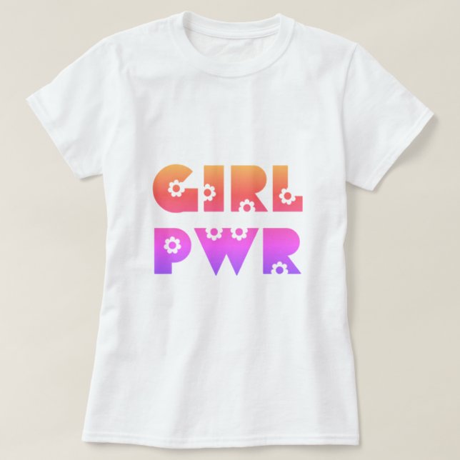 Girl Power T-Shirt (Design framsida)