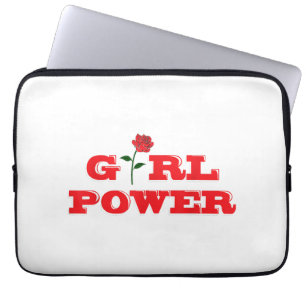 Girl Power T-Shirt - Fantastisk Kvinnor, feminist Laptop Fodral