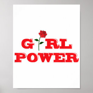 Girl Power T-Shirt - Fantastisk Kvinnor, feminist Poster
