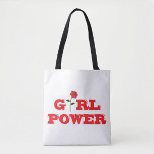 Girl Power T-Shirt - Fantastisk Kvinnor, feminist Tygkasse