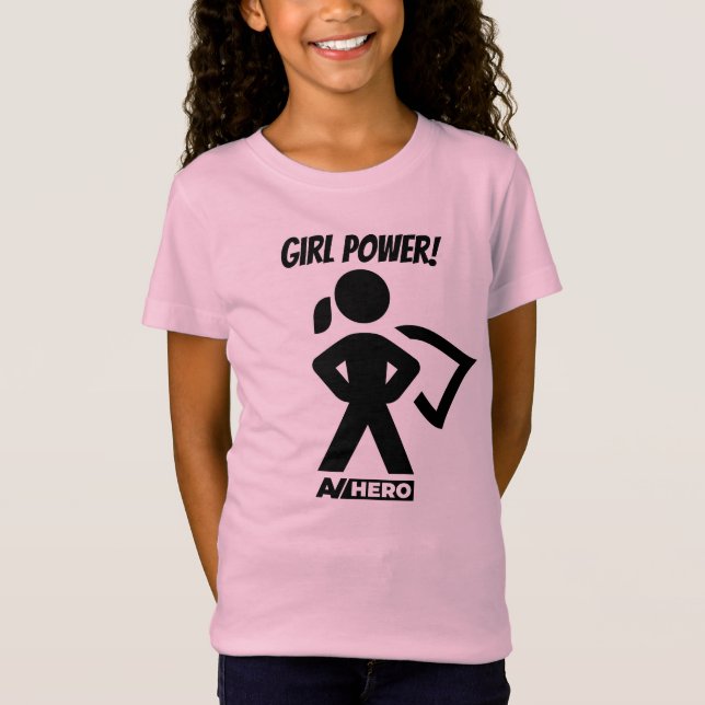 GIRL POWER! T-Skift T Shirt (Framsida)