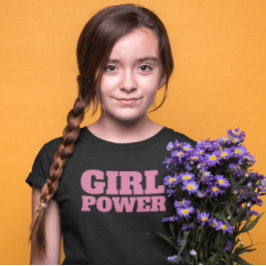 GIRL POWER tonåring T-SHIRTS