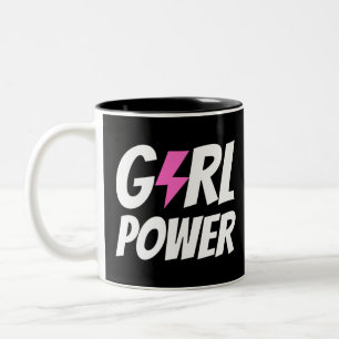 Girl Power Två-Tonad Mugg