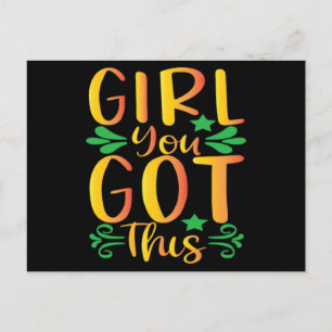 Girl Power Vykort