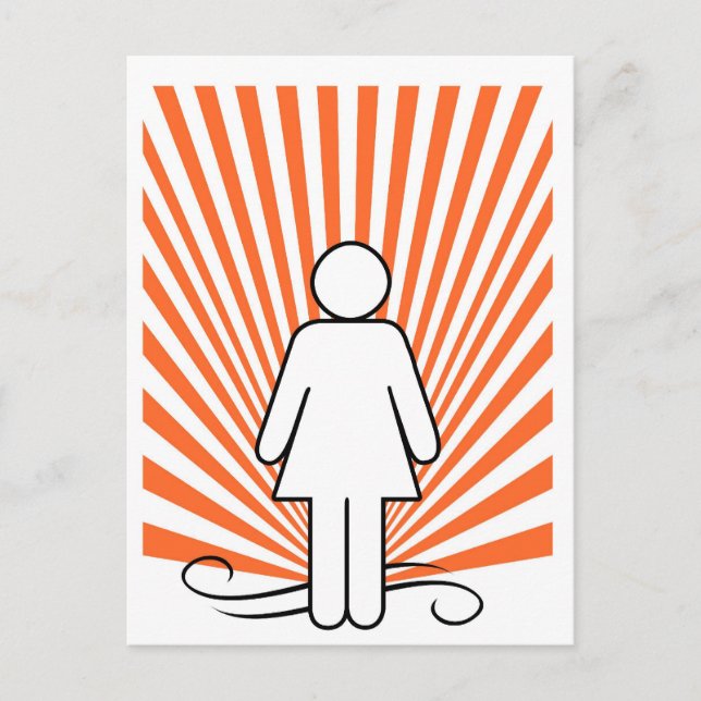 Girl Power Vykort (Framsida)