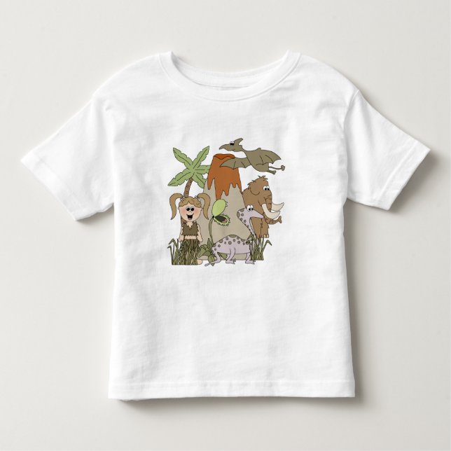 Girl PreHistory Life T-shirts and Gifts (Framsida)