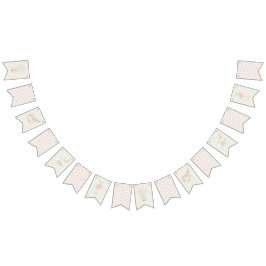 Girl Princess Fairytale Ballerina Sage Cream Party Vimplar