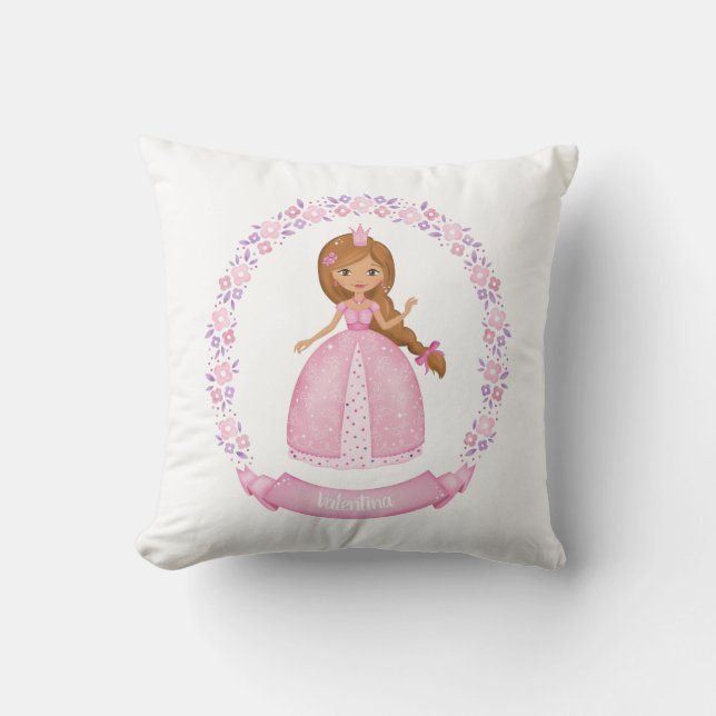 Girl Princess Kudde (Framsida)