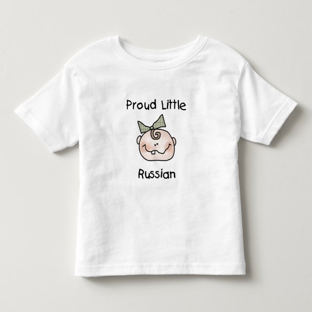 Girl Proud Little Russian T-shirt (Framsida)