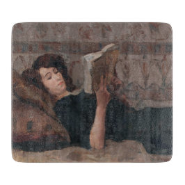 Girl Reading a Bok (Reclining on a Divan)