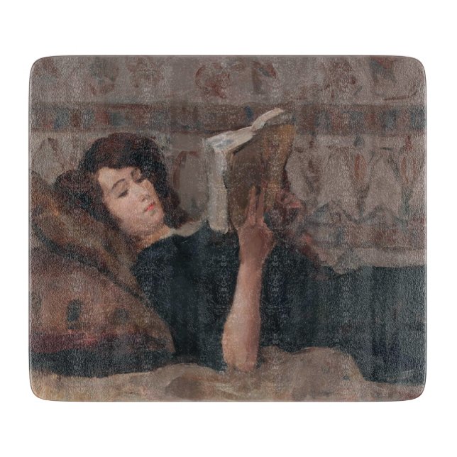 Girl Reading a Bok (Reclining on a Divan) (Framsidan)