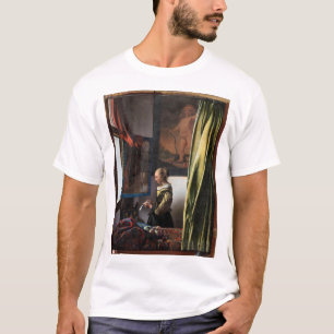 Girl Reading a Brev vid Open Window, Vermeer T Shirt