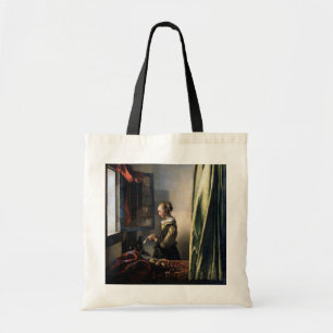 Girl Reading a Brev vid Open Window, Vermeer Tygkasse