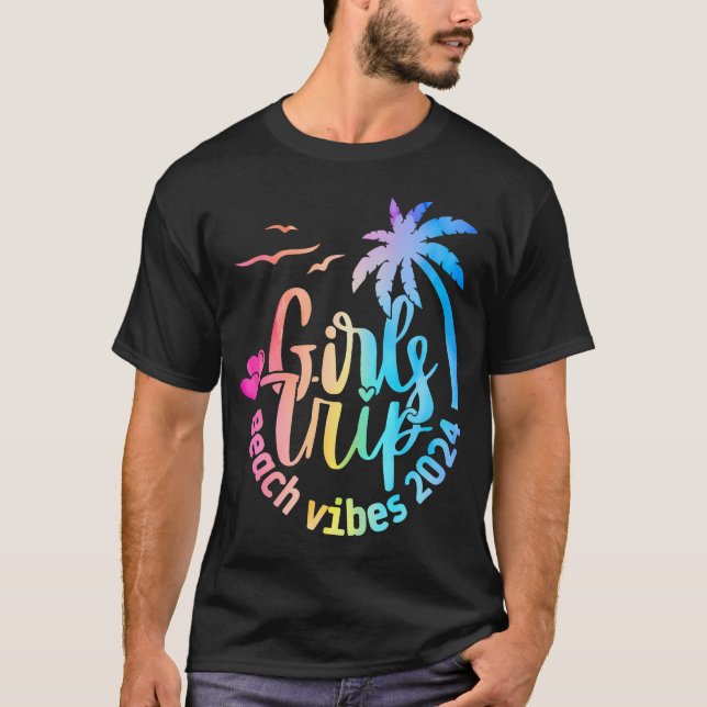 Girl Resa Beach Vibes 2024 T Shirt (Framsida)