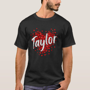 Girl Retro TAYLOR First Namn Personlig Groovy B T Shirt