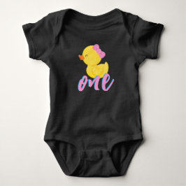 Girl Rubber Anka, du är den första födelsedagen T Shirt