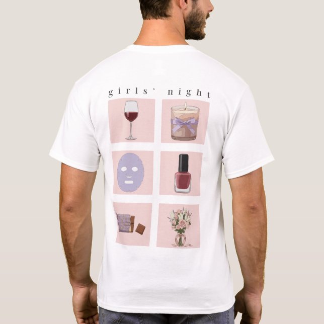 Girl’s Nights Aesthetic Shirt  T (Baksida)