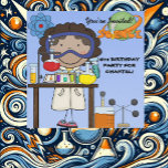 Girl Science Födelsedagsfest inbjudan<br><div class="desc">En tjej i vetenskapslabbet omgiven av teströr,  bakers och områden som du kan anpassa innan du beställer på färgat vetenskapligt tema födelsedagsfest inbjudan! Om ditt barn kärlek naturvetenskap och vill ha en galen vetenskapsman-födelsedagsfest,  så kärlekar du vår lättsinniga anpassning till naturvetenskapsdagen inbjudan!</div>