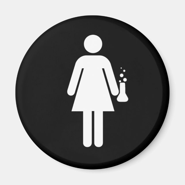Girl Scientist Magnet (Framsidan)