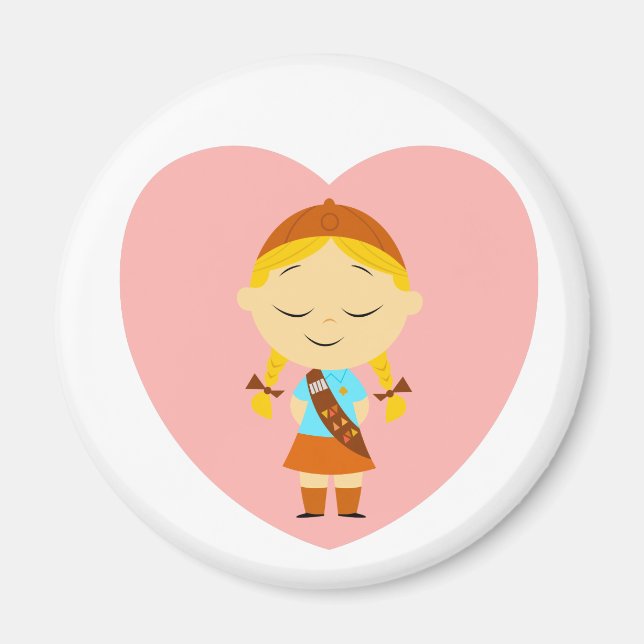 Girl Scout Brownie - Blonde Magnet (Framsidan)