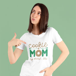 Girl Scout Cookie Mom Appreciation Anpassad T Shirt