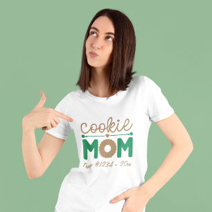 Girl Scout Cookie Mom Appreciation Anpassad T Shirt