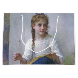 Girl Sewing, Bouguereau