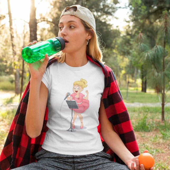 Girl Singing T Shirt (Skapare uppladdad)