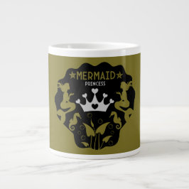 Girl Sjöjungfru Princess Jumbo Mugg