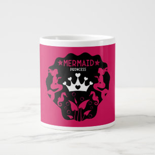 Girl Sjöjungfru Princess Jumbo Mugg