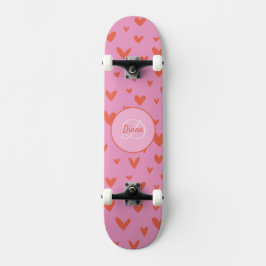 Girl Skateboard Monogram och Namn