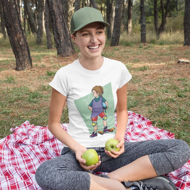 Girl Skateboarder T-Shirt (Skapare uppladdad)
