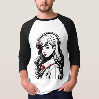 Girl Sketch T Shirt