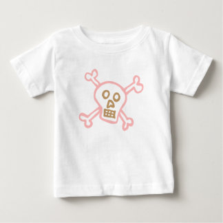 Girl Skull och Crossbone Tee Shirt