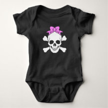 GIRL SKULL OCH KORSBONER
