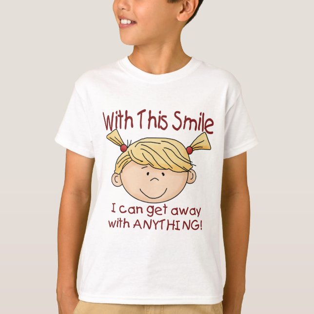Girl Smile Tee Shirt (Framsida)