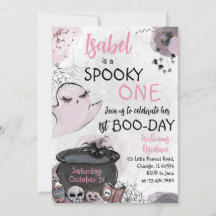 Girl Spooky One Halloween Birthday