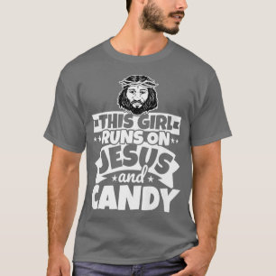 Girl springa on Jesus and candy767 T Shirt