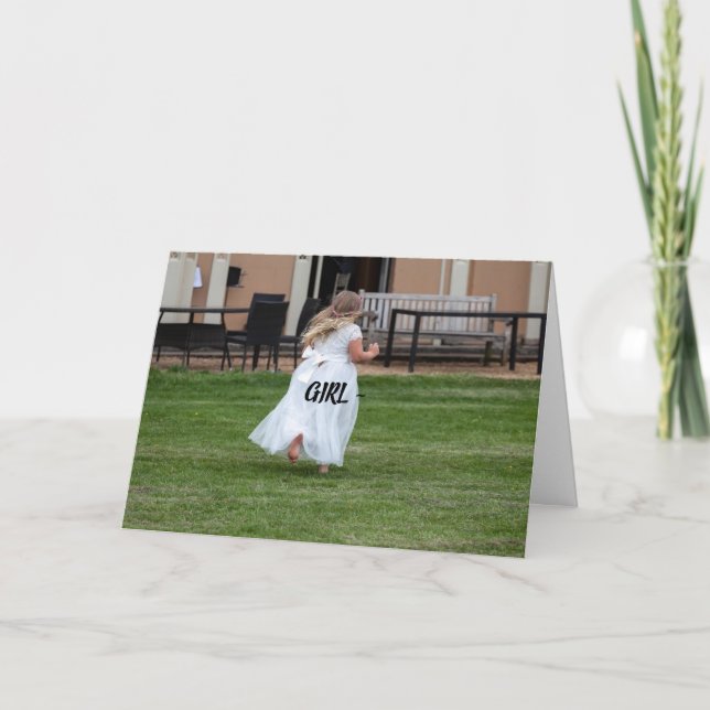 GIRL SPRINGA - VARA MEDVETEN OM HENNES KORT (Framsida)