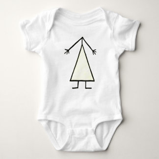 Girl Stick figur - Gult Dress T-shirt