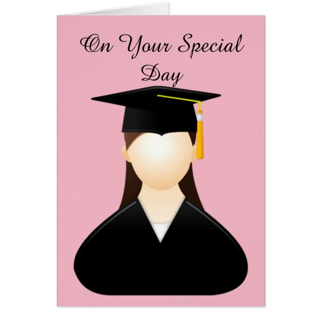 Girl Student Clip-Art OBS Kort (Framsidan)