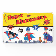 Girl Superhjälte American Speciell Birthday Gift