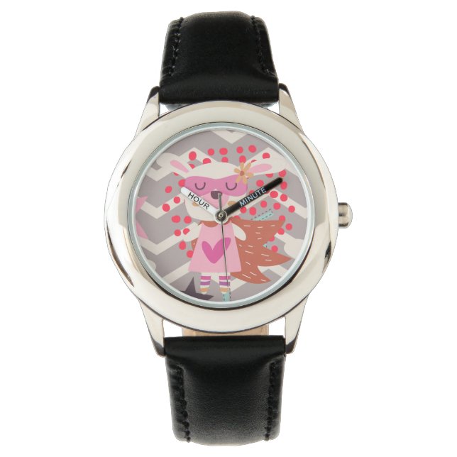 Girl Superhjälte Bunny Armbandsur (Framsida)