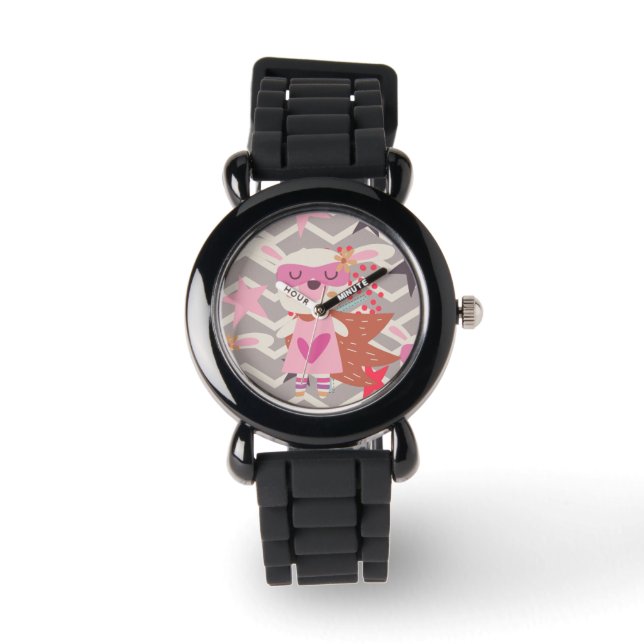 Girl Superhjälte Bunny Armbandsur (Framsida)