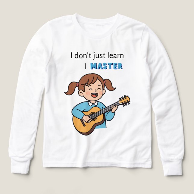 Girl that masters t shirt (Design framsida)