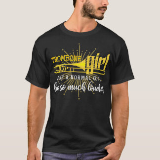 Girl Trombonist Trombone T Shirt