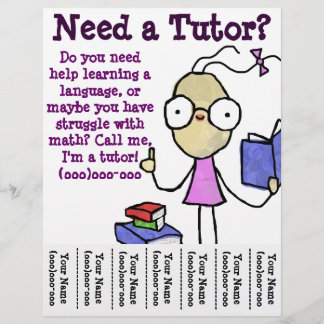 Girl Tutor Flyer