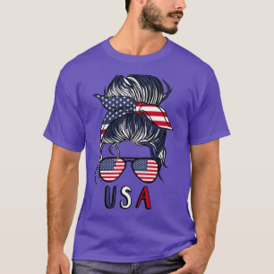 Girl USA 2022 Football America Vm American T Shirt