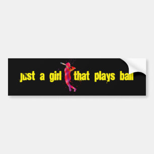 Girl vid Fladdermus Bildekal